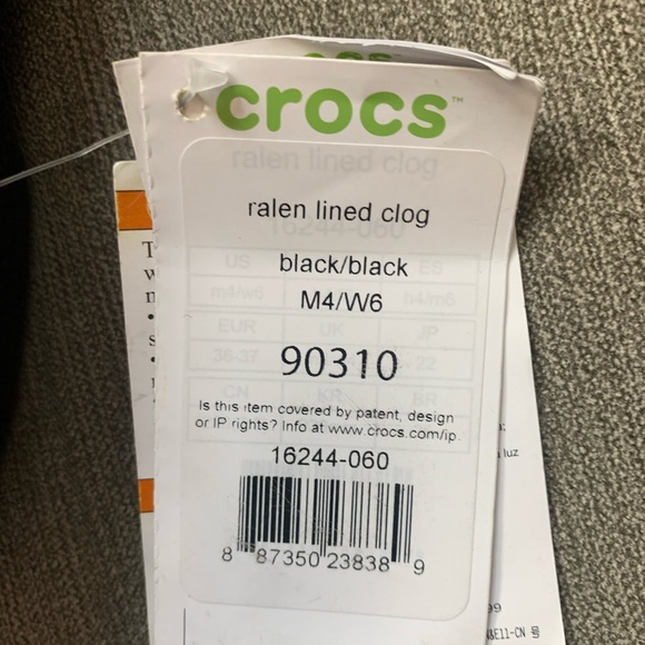 *SOLD* - Classic Lined Crocs - Picture 3 of 5